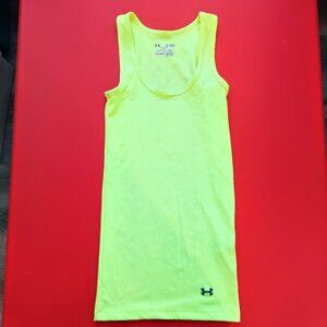 Under Armour tank top neon women's size XS